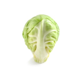 Photo of Tasty fresh Brussels sprout isolated on white