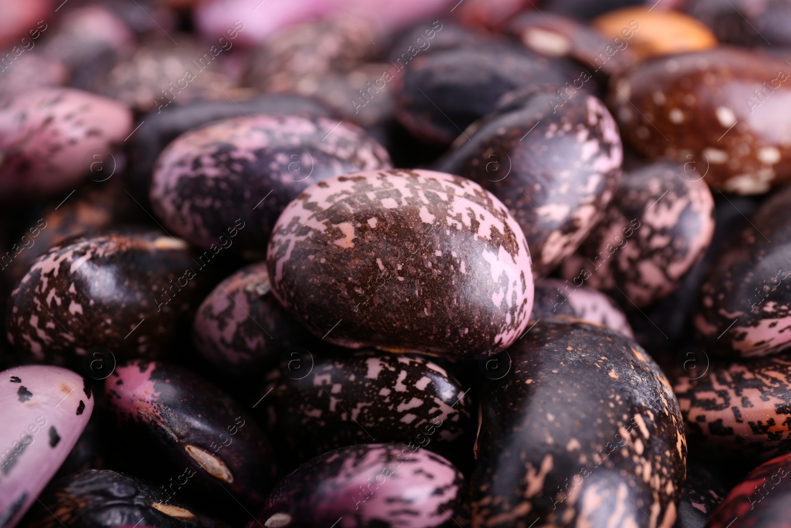 Photo of Many dry kidney beans as background, closeup