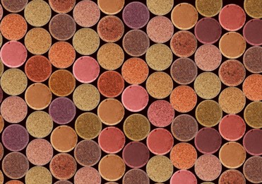 Image of Collection of different wine corks, flat lay