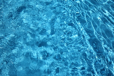 Clear refreshing water in swimming pool