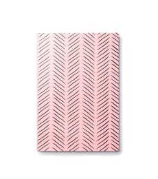 Colorful notebook on white background. School stationery