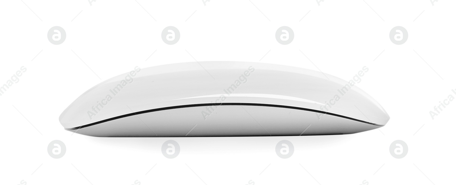 Photo of Modern wireless computer mouse isolated on white