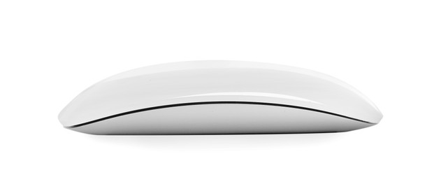Photo of Modern wireless computer mouse isolated on white