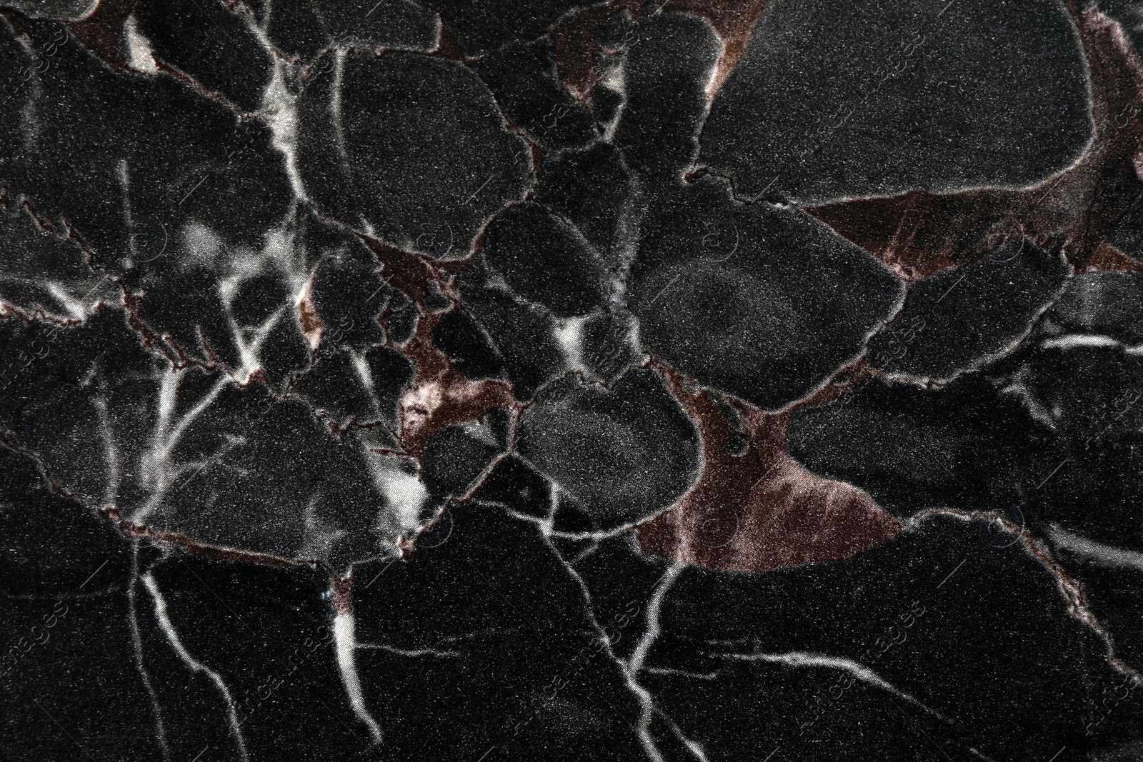 Image of Texture of black marble stone surface as background, closeup