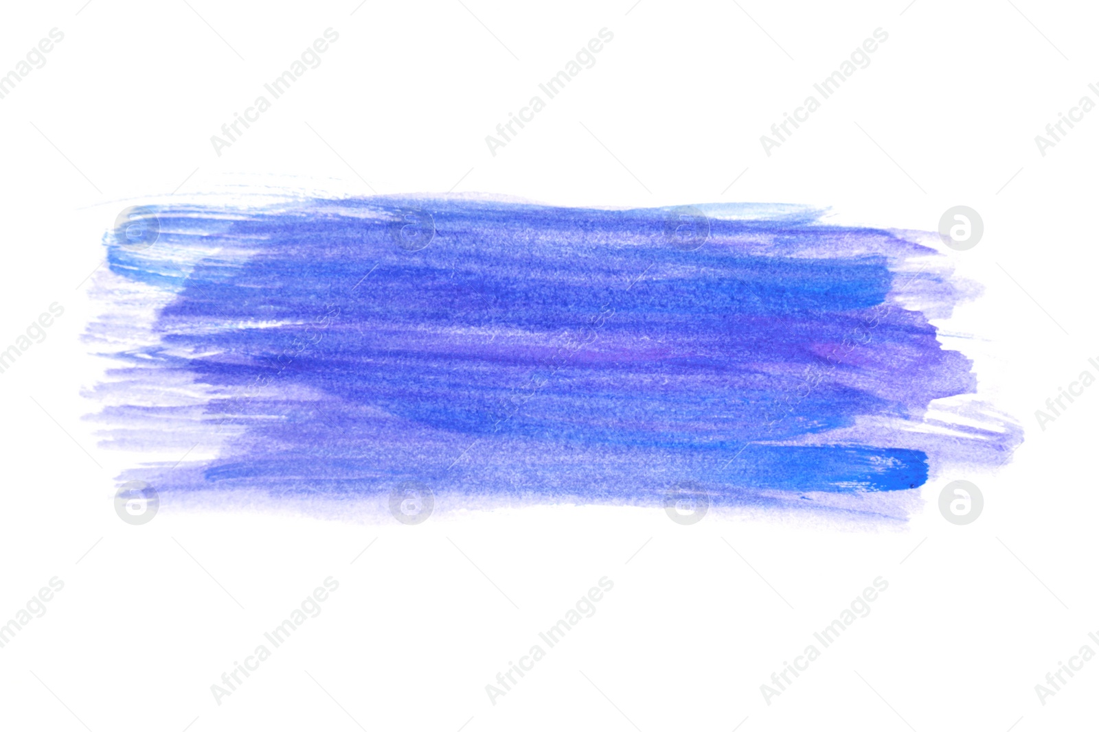 Photo of Paint stroke drawn with brush on white background