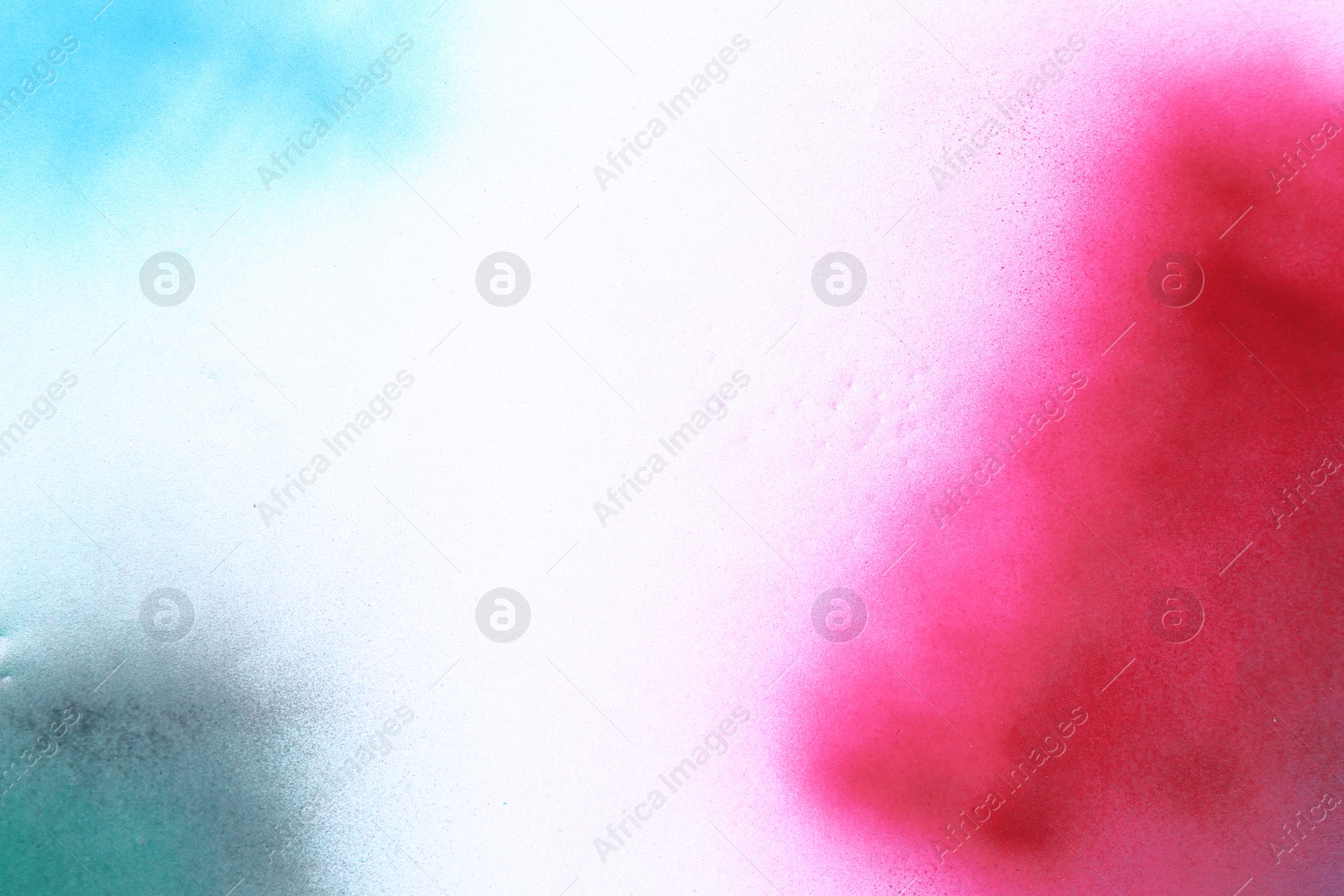 Photo of Texture of abstract spray paint as background, top view