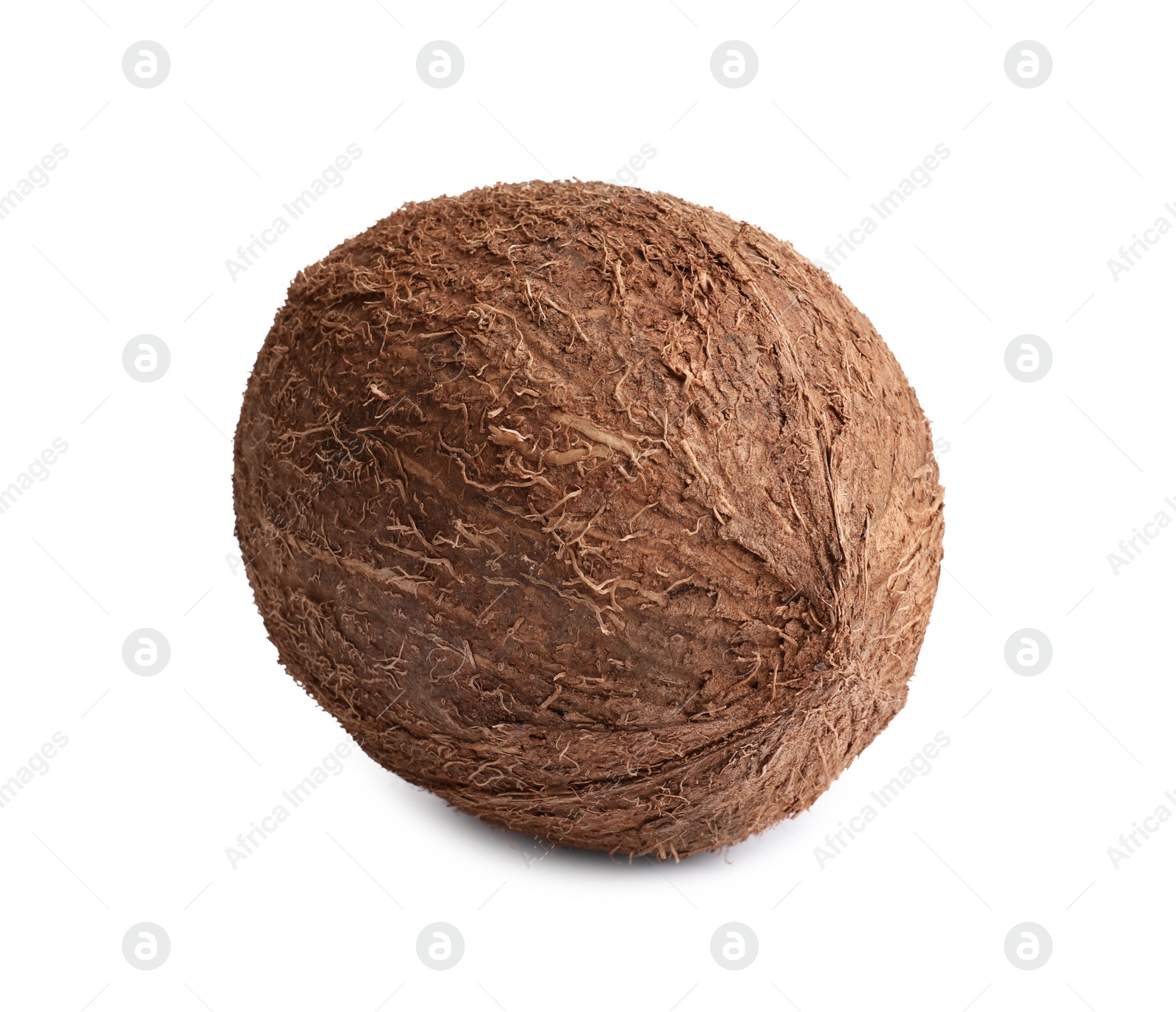 Photo of Fresh ripe whole coconut isolated on white