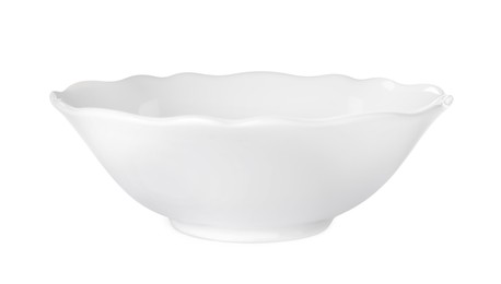 Photo of Empty clean ceramic bowl isolated on white