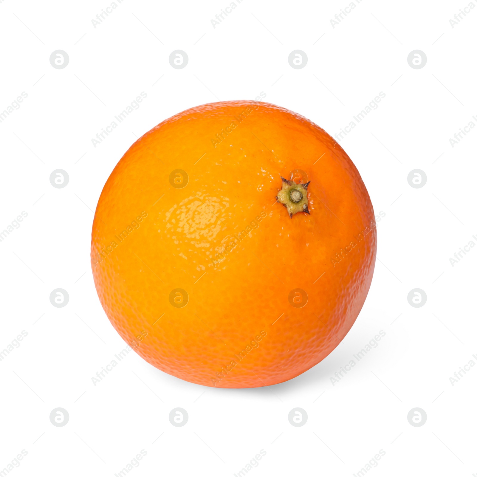 Photo of Fresh ripe juicy tangerine isolated on white