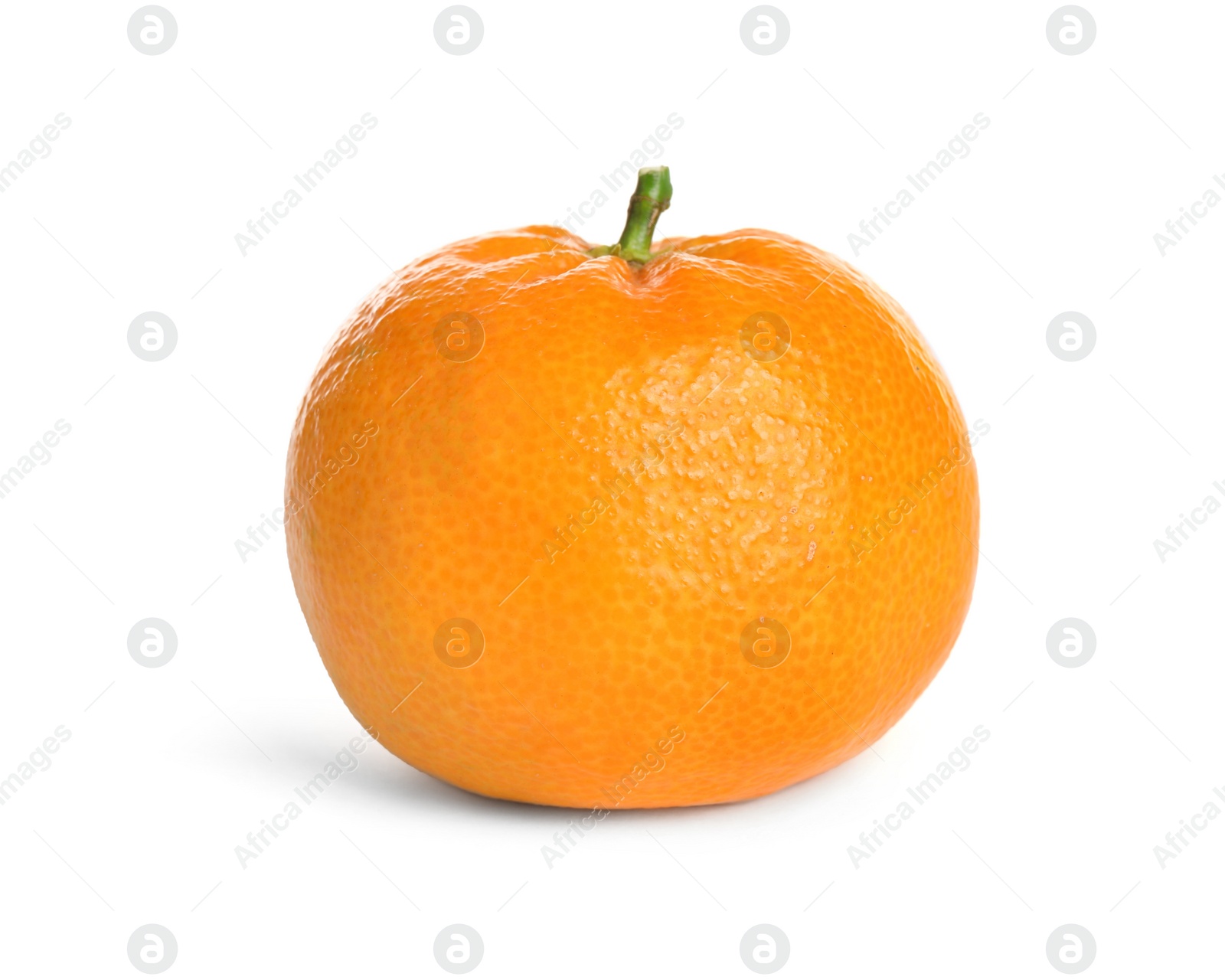 Photo of Fresh ripe juicy tangerine isolated on white