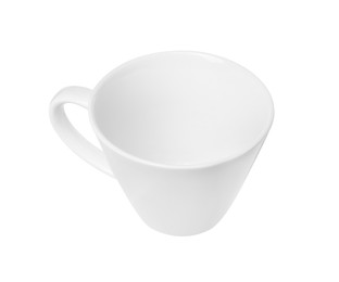 Ceramic cup isolated on white. Cooking utensil