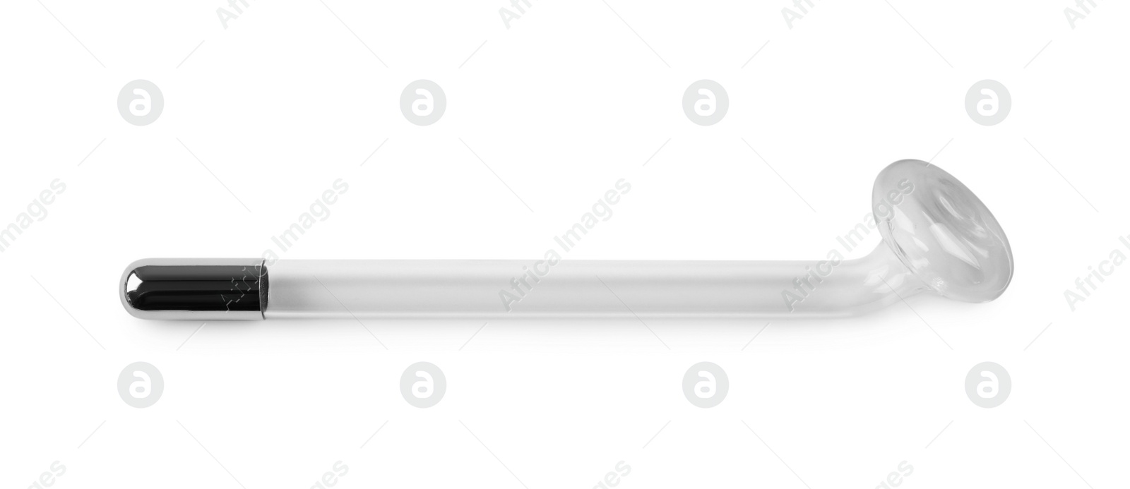 Photo of Nozzle for darsonval device isolated on white, top view. Microcurrent therapy