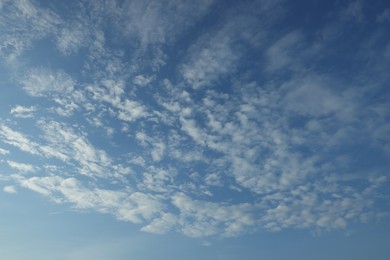 Picturesque view of beautiful sky with clouds