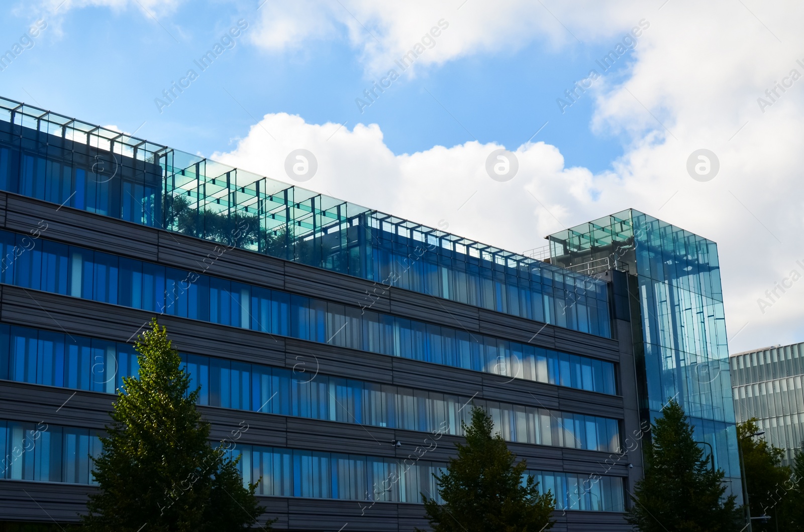 Photo of Exterior of beautiful building on city street