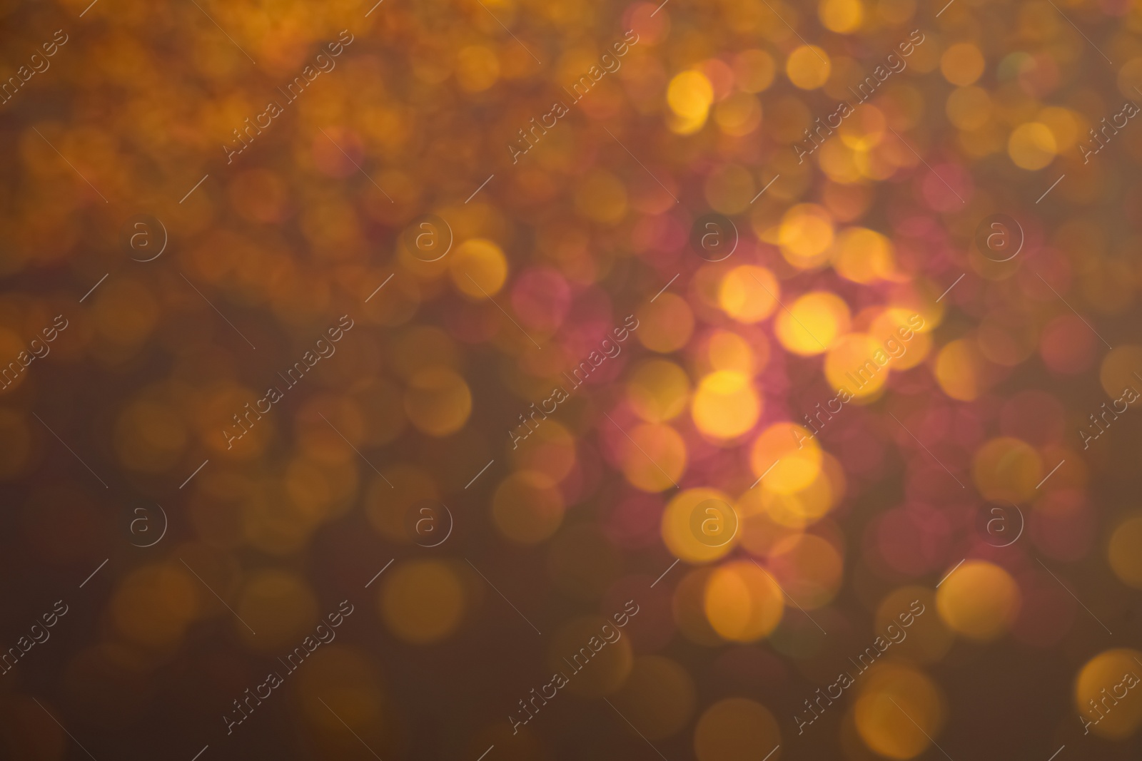 Photo of Blurred view of shiny lights as background. Bokeh effect