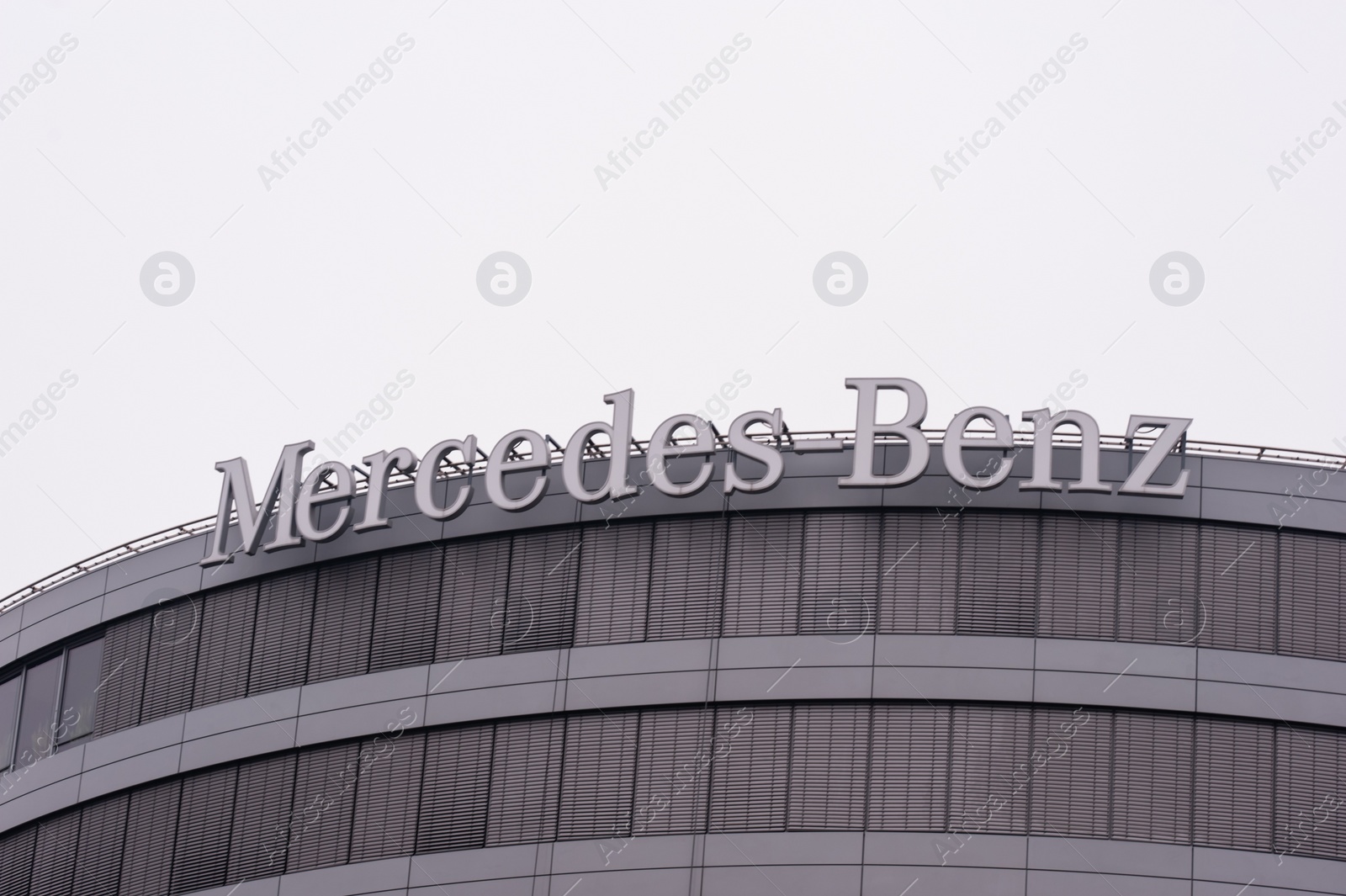 Photo of Warsaw, Poland - September 10, 2022: Beautiful modern Mercedes office