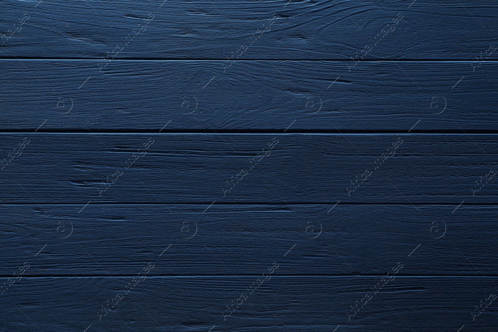 Photo of Texture of blue wooden surface as background, top view