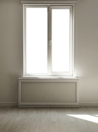 Light empty room with window. Home interior