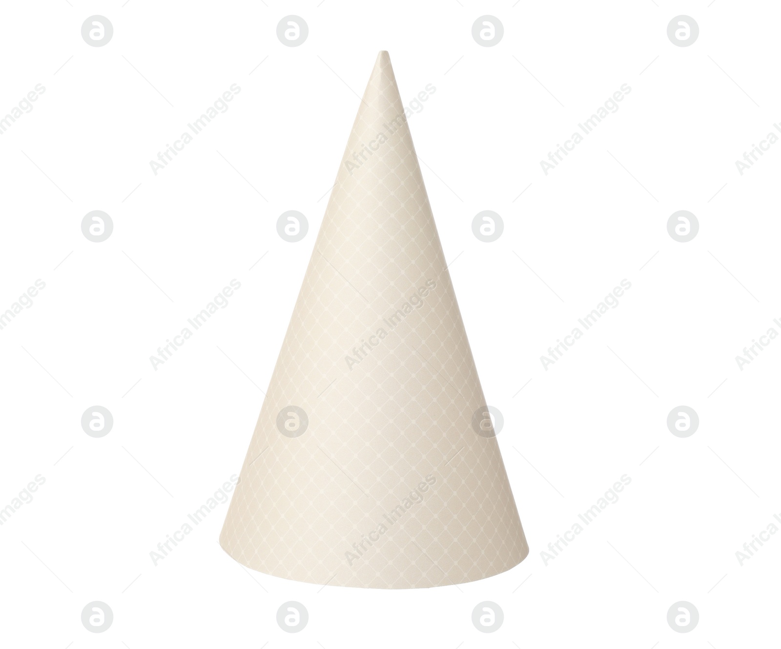 Photo of One beautiful party hat isolated on white