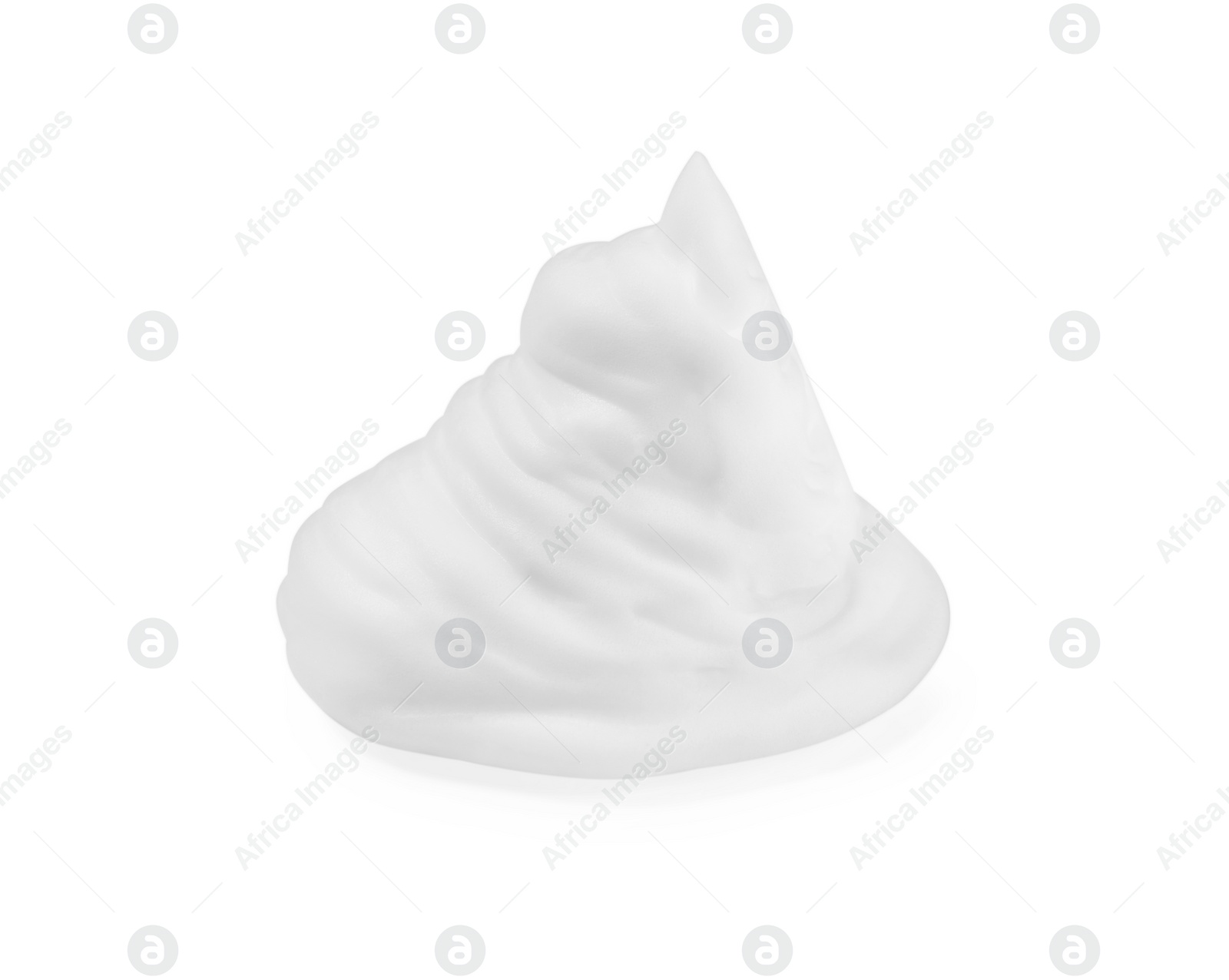 Photo of Sample of cleansing foam isolated on white. Cosmetic product