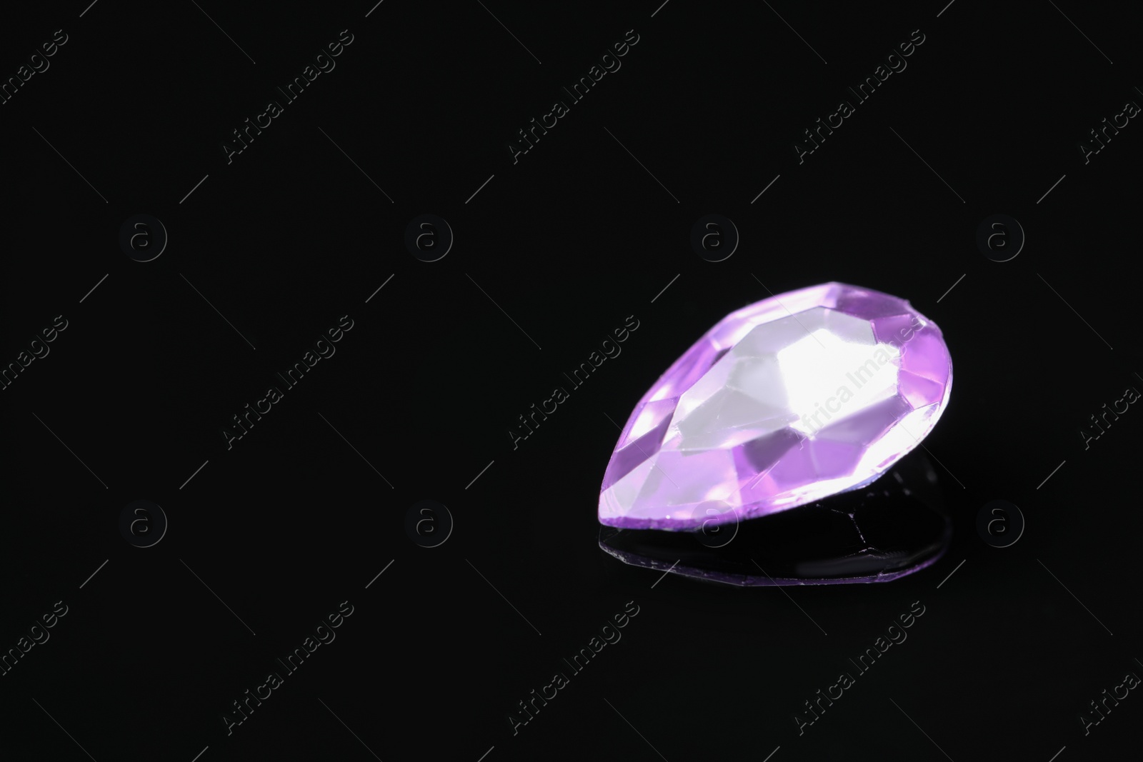 Image of Beautiful gemstone for jewelry on black background