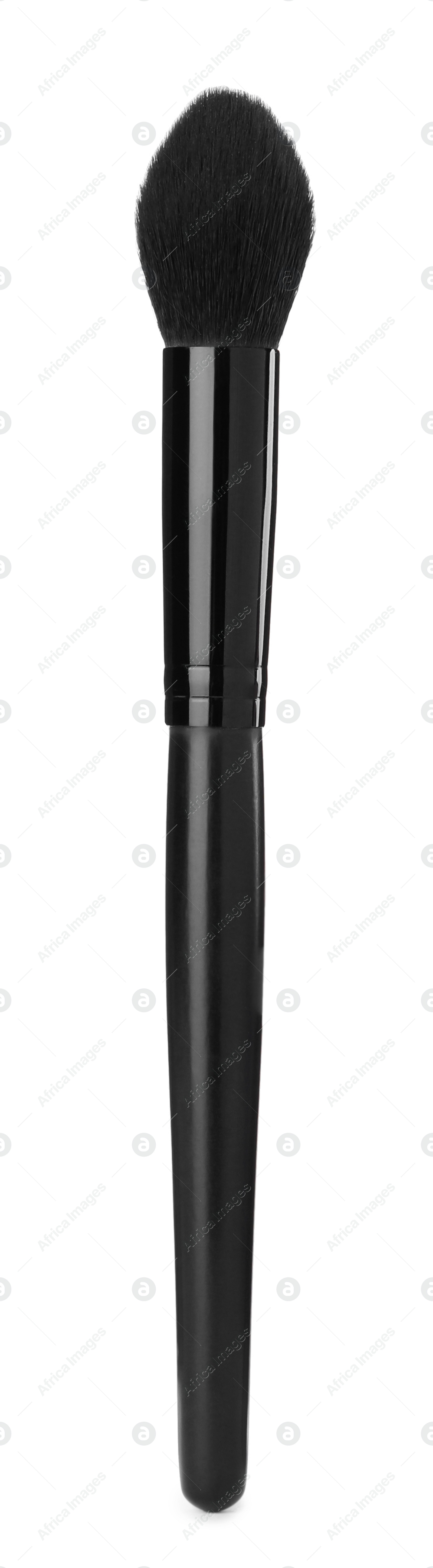 Photo of Makeup brush of professional artist isolated on white. Cosmetic product