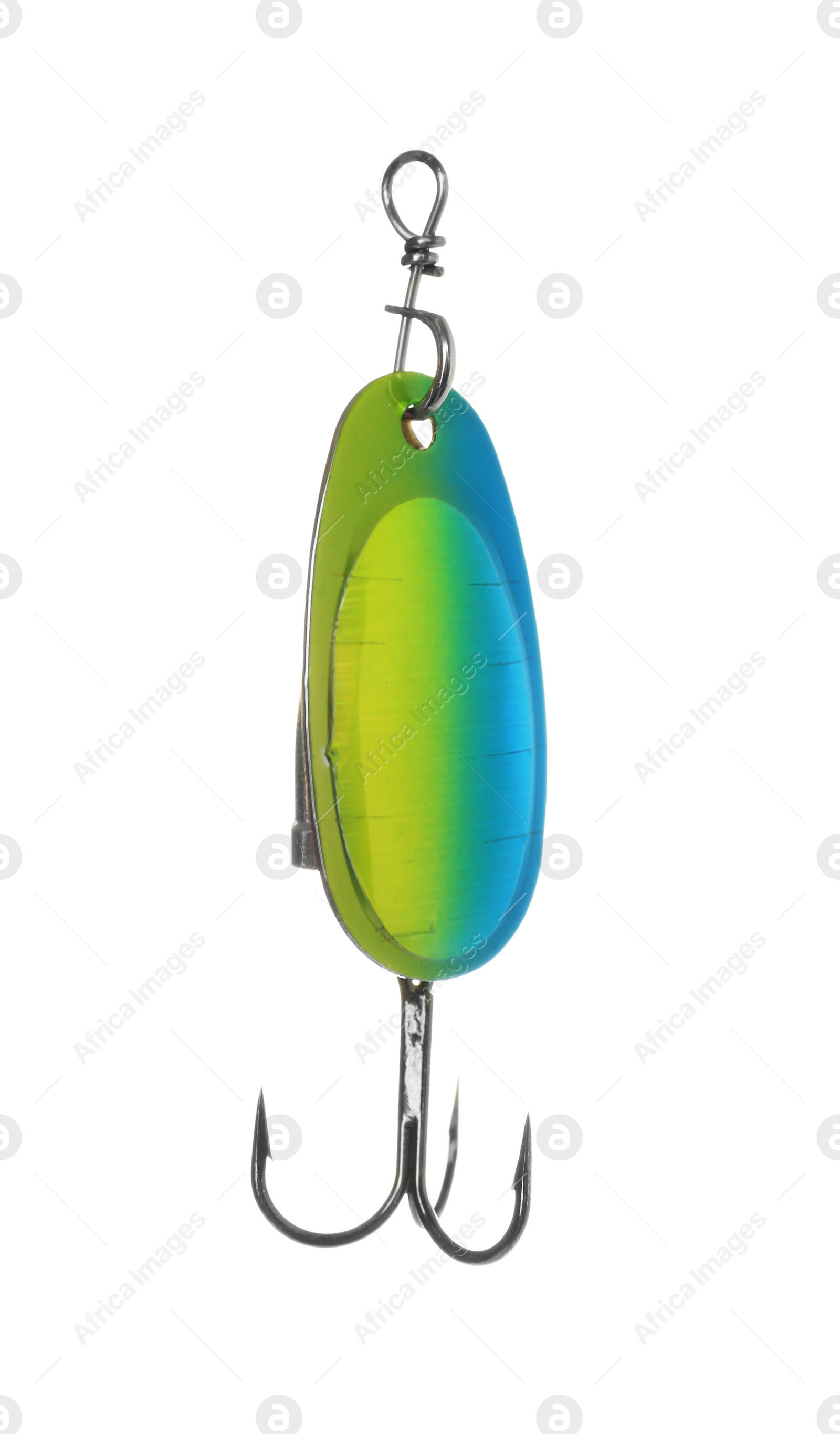 Photo of Fishing lure on white background. Artificial bait