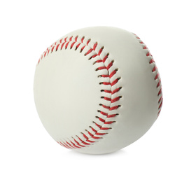 Photo of Traditional baseball ball isolated on white. Sportive equipment