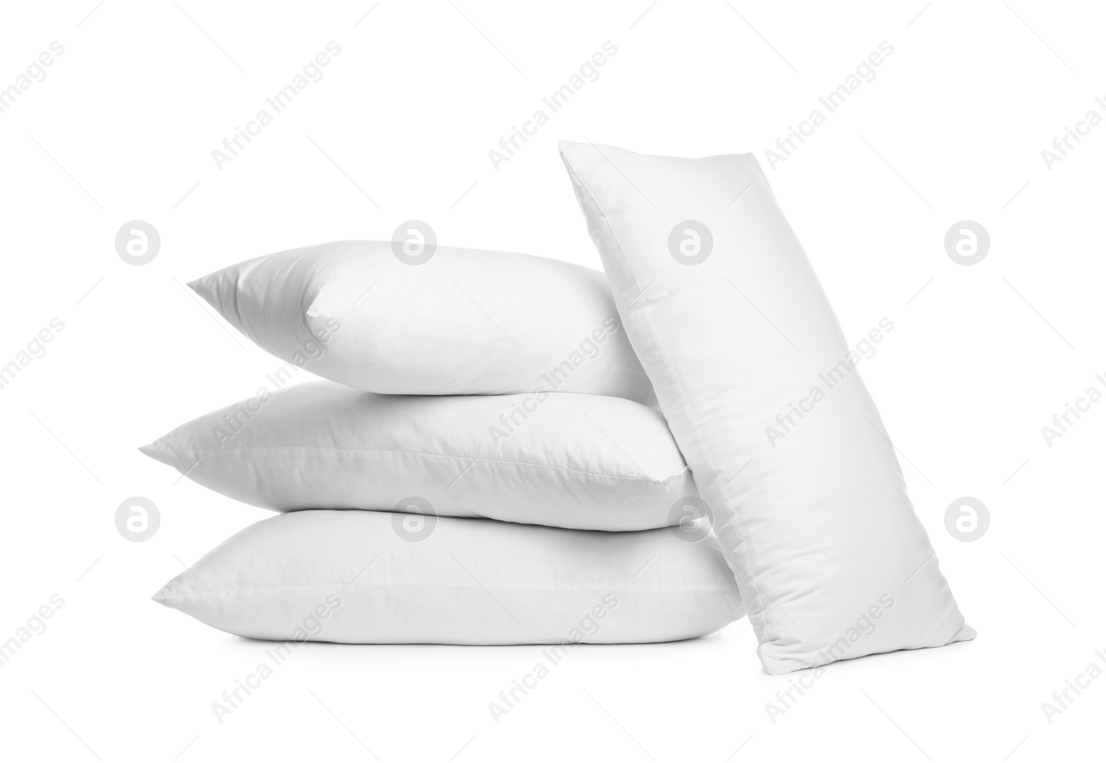 Photo of Blank soft new pillows isolated on white