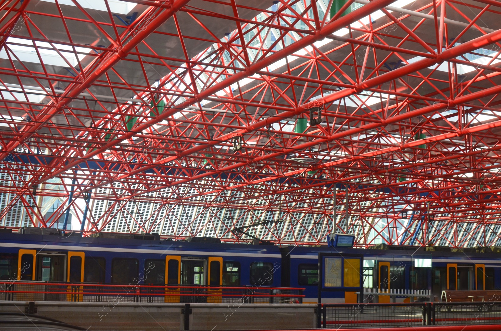 Photo of Modern electric units on train railway station