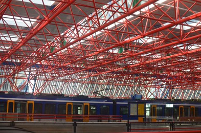 Photo of Modern electric units on train railway station