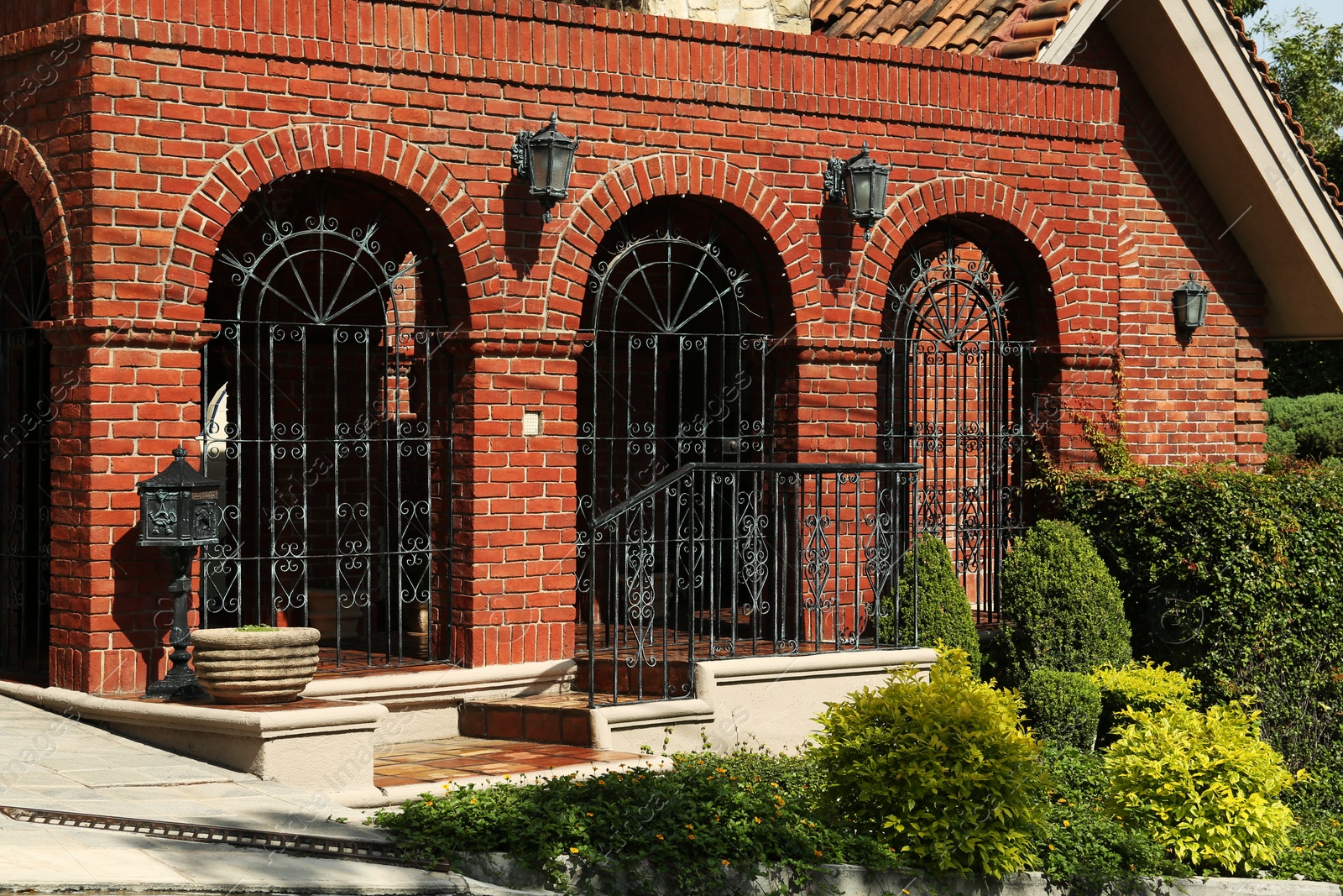 Photo of Entrance of building with beautiful old gates