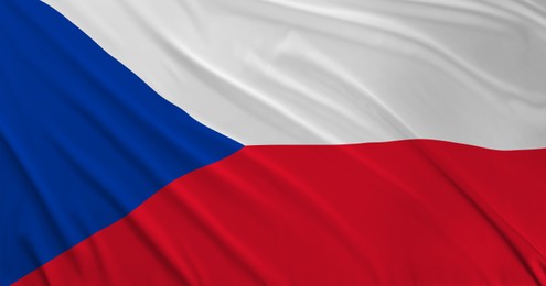 Flag of Czech Republic. National country symbol