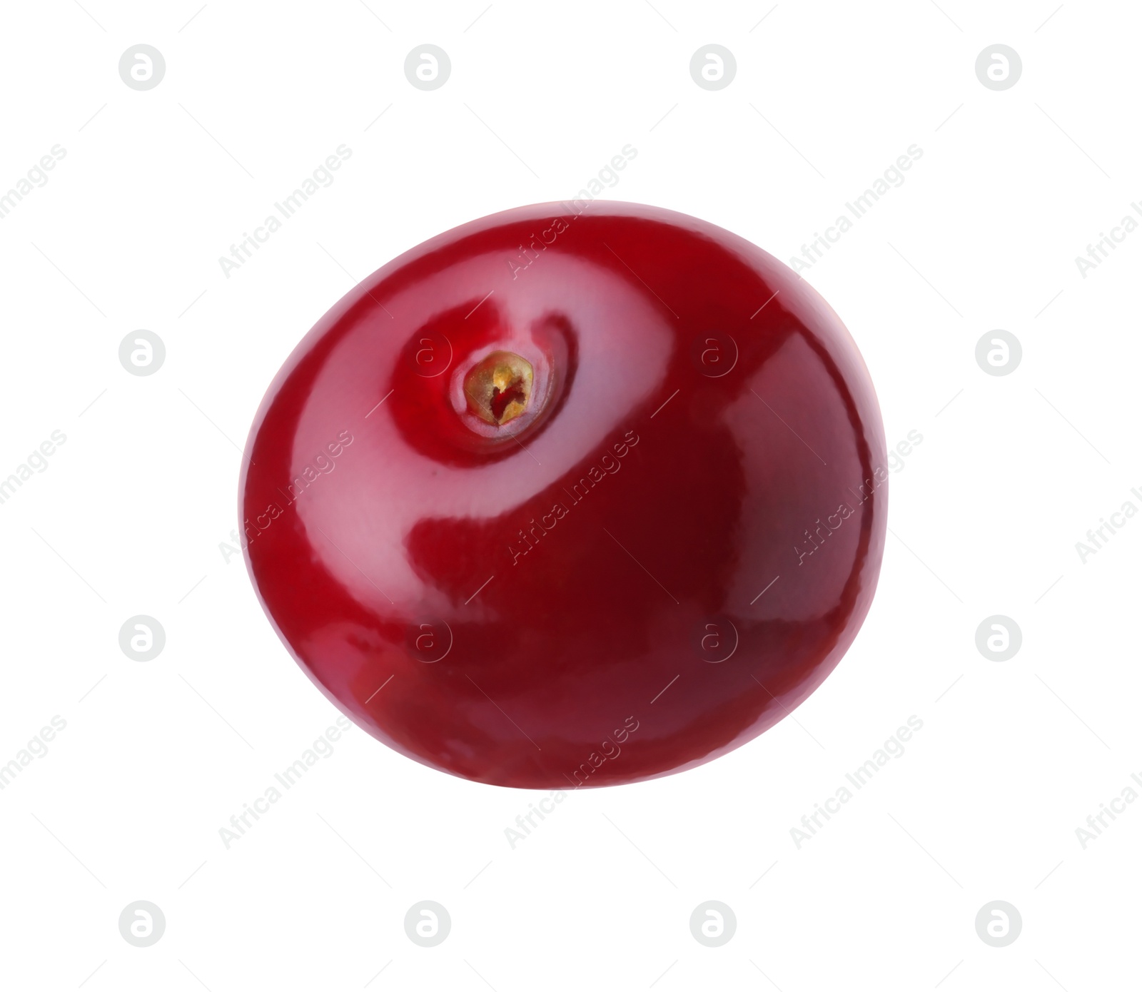 Photo of Delicious ripe sweet cherry isolated on white