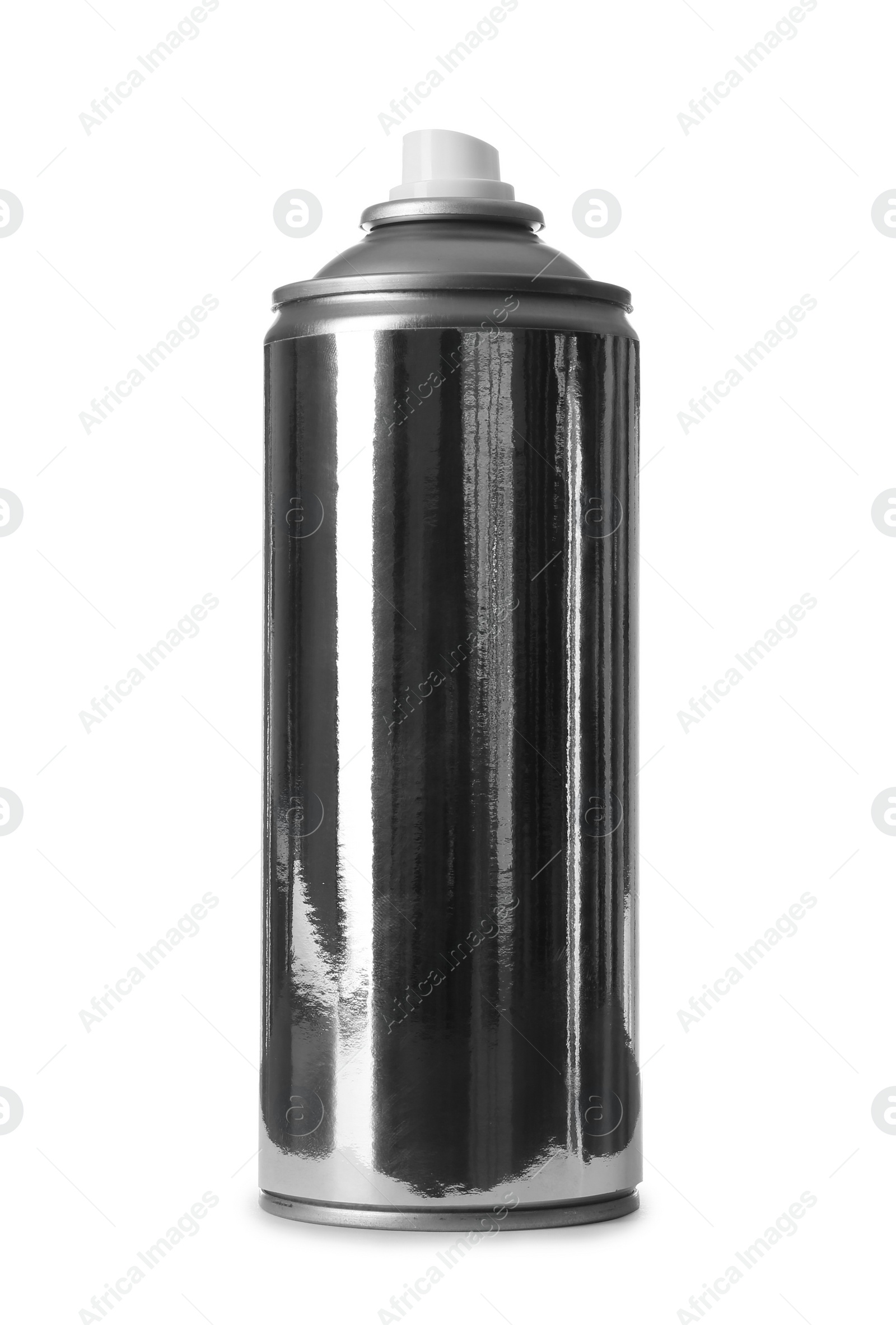 Photo of Can of spray paint on white background