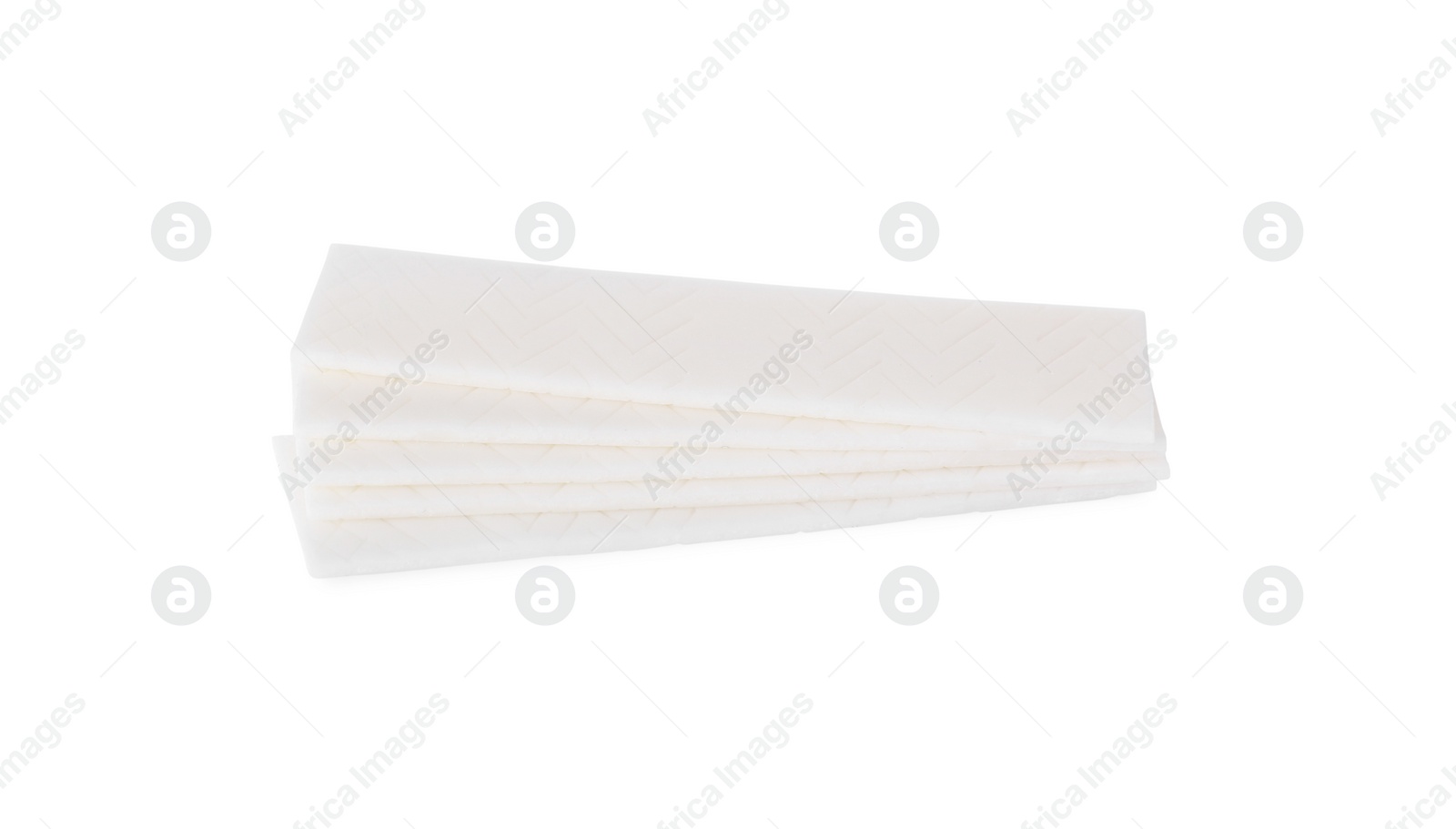 Photo of Sticks of tasty chewing gum isolated on white