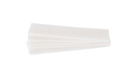 Sticks of tasty chewing gum isolated on white