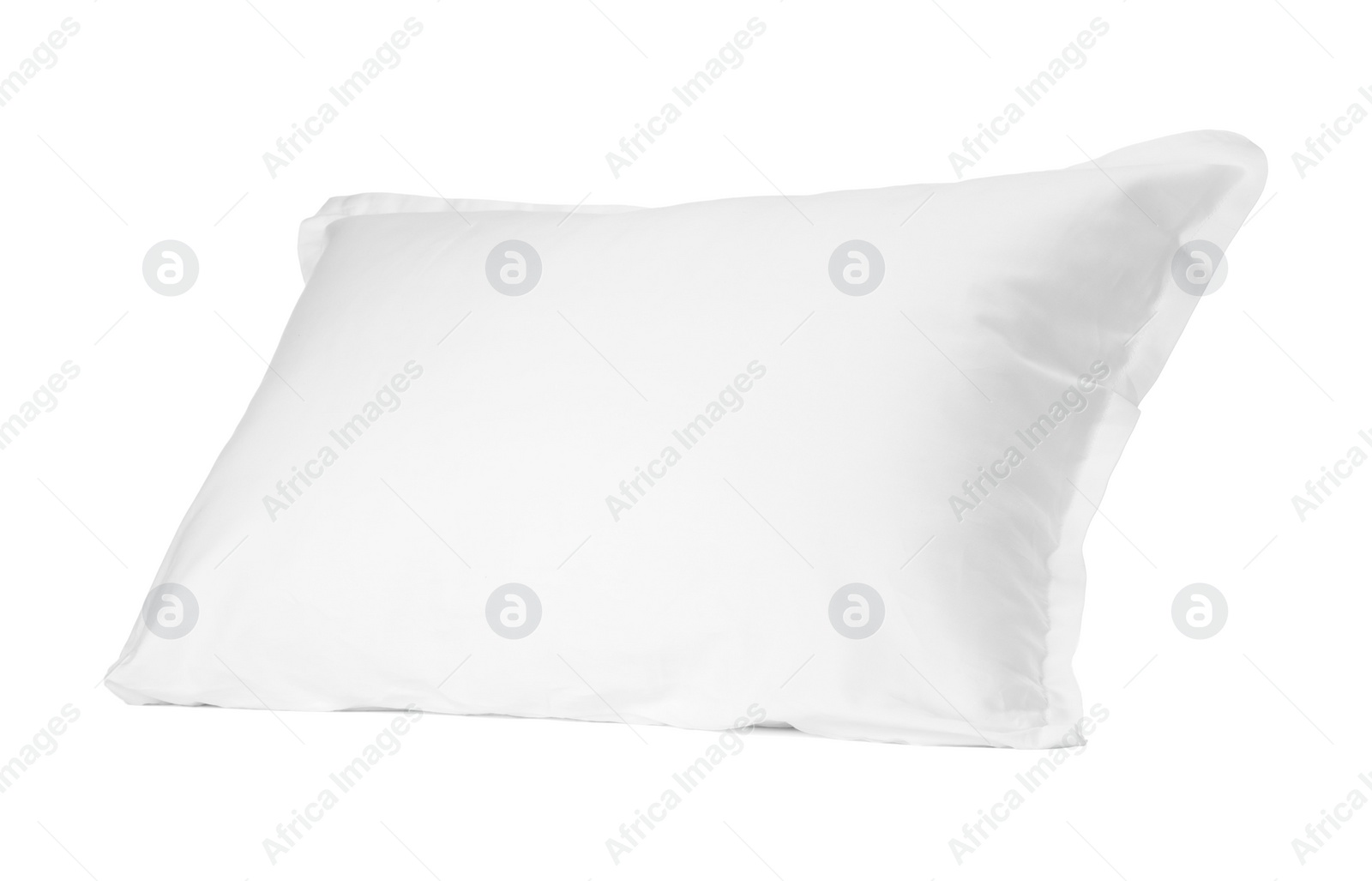 Photo of One new soft pillow isolated on white