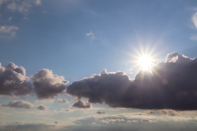 Photo of Picturesque view of beautiful blue sky with clouds