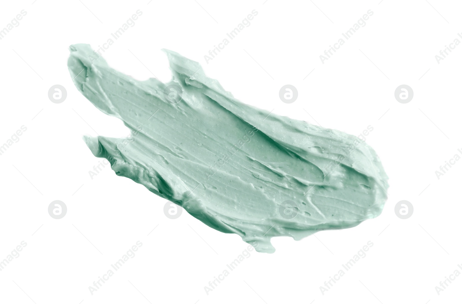 Photo of Sample of facial mask isolated on white, top view