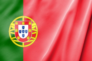 Flag of Portuguese Republic. National country symbol