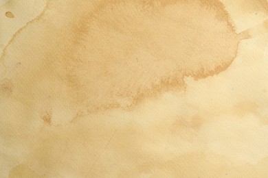 Photo of Texture of old paper as background, top view