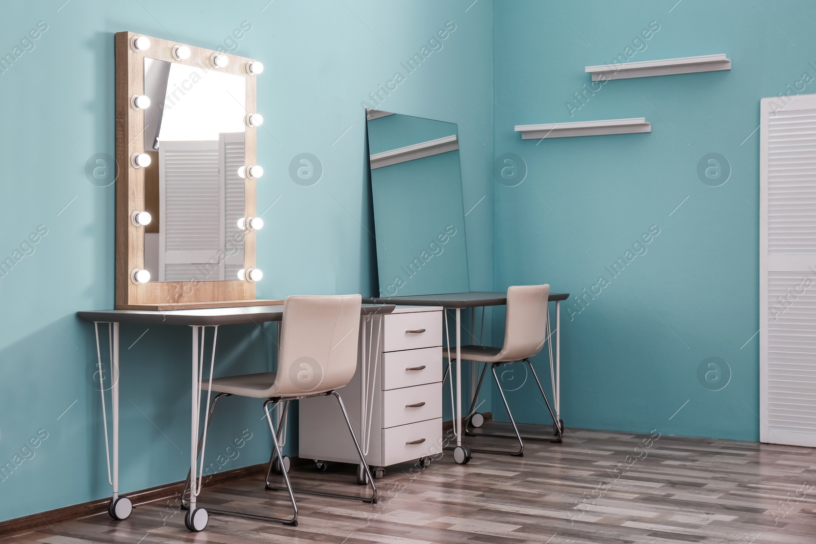 Photo of Interior of modern makeup room