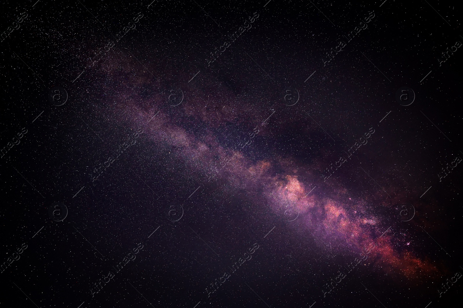 Image of Beautiful Milky way galaxy and stars in celestial cosmos