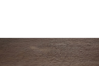 Empty stone surface against white background. Mockup for design