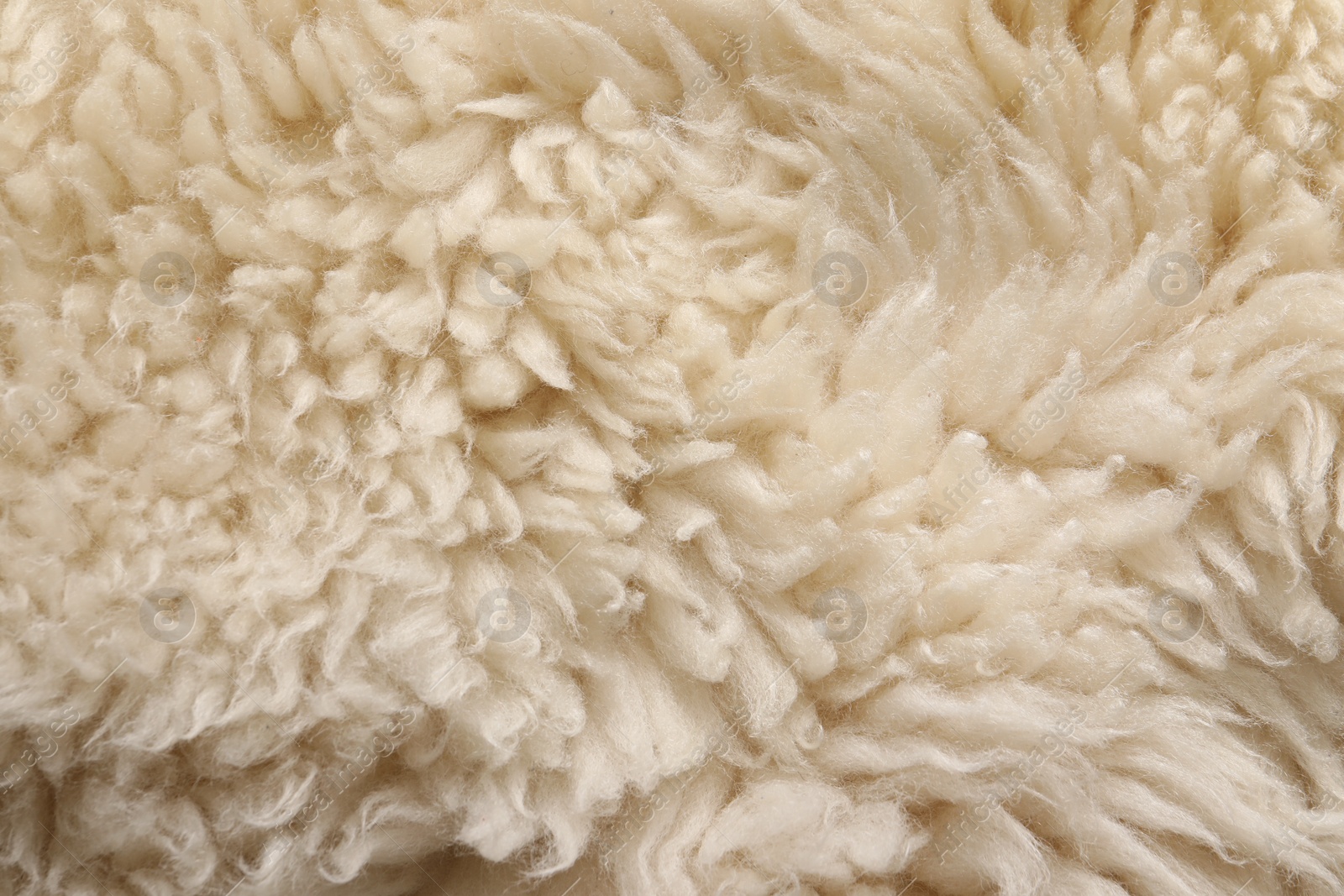 Photo of Texture of faux fur as background, top view