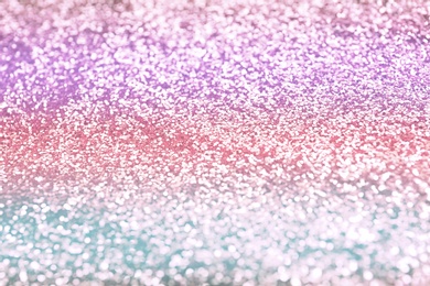 Image of Beautiful sparkling background toned in unicorn colors