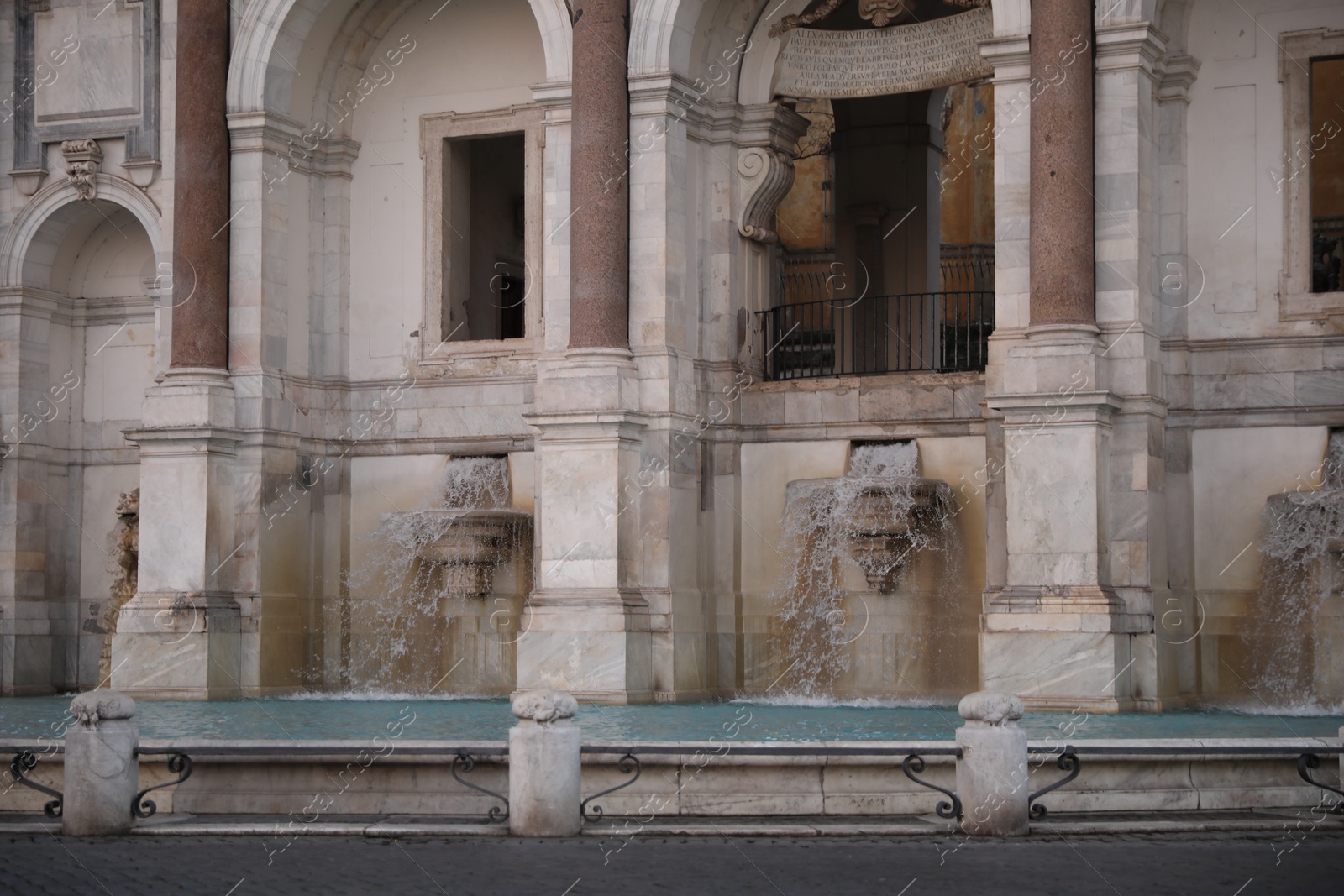 Photo of Rome, Italy - February 4, 2024 : Fontana dell'Acqua Paola outdoors