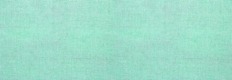 Image of Texture of light blue burlap fabric as background, top view. Banner design