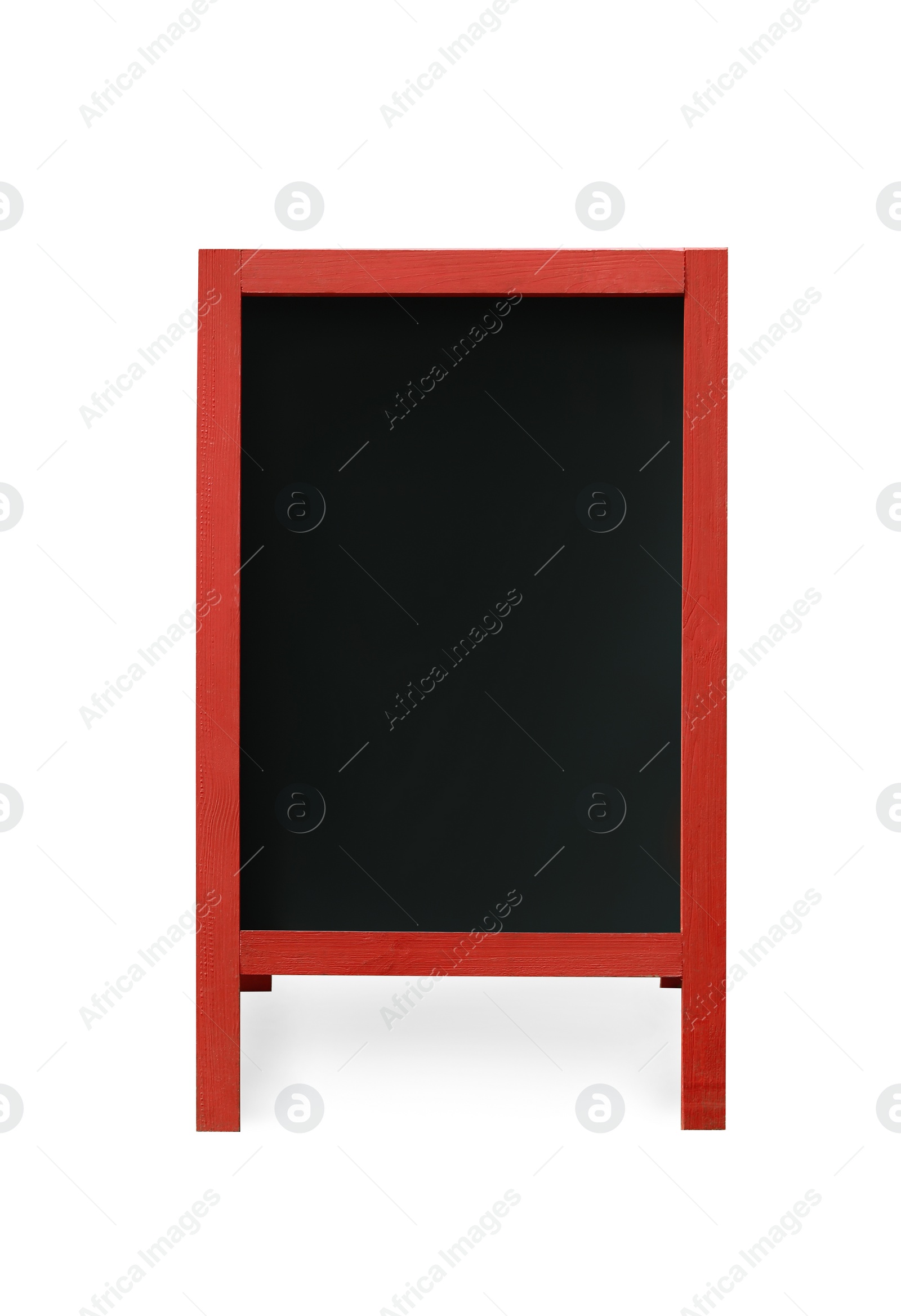 Image of Blank advertising board isolated on white. Space for design